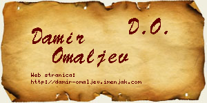 Damir Omaljev vizit kartica